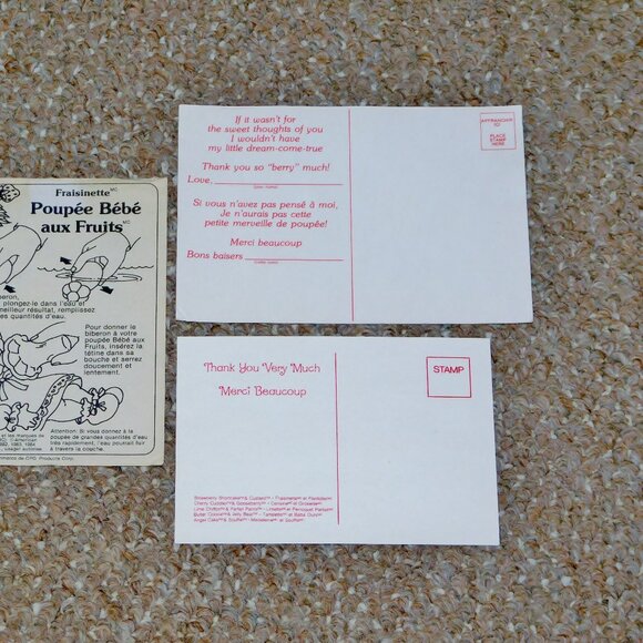 1984 Kenner Strawberry Shortcake Berry Baby Blueberry Muffin Complete in Box - Picture 8 of 14